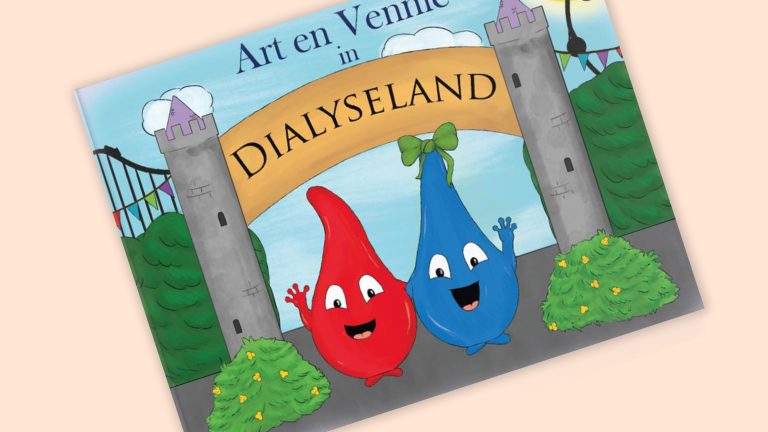 Art en Vennie dialyse kinderboek Silvia van Vonderen