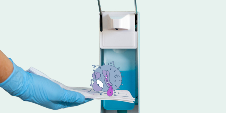 Desinfectie-handen-werkvloer-anesthesie
